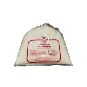 Manteca de cerdo industrial de 6 kilos. Ideal para panificación, frituras y alimentos procesados. Alta pureza y rendimiento térmico garantizado.