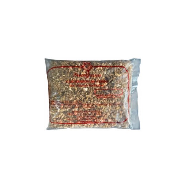 Migajas de chicharrón de cerdo 1 kilo. Destacan por su sabor intenso y textura crujiente, que realza cualquier receta tradicional o moderna.