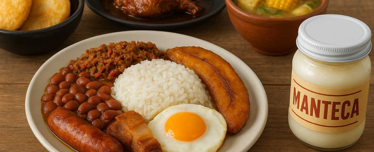 Manteca de cerdo para cocinar